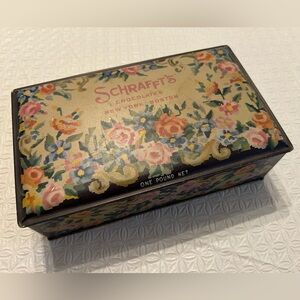 Schrafft's Floral Chocolate Tin